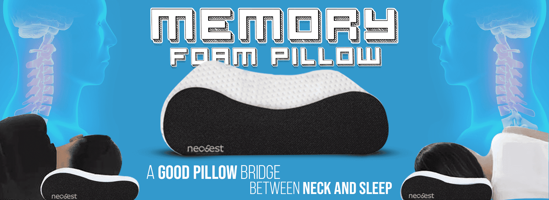 Memory foam pillow